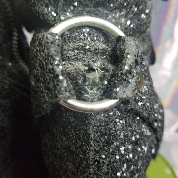 Clubexx Never Turn Down Glitter Harness Boots - Picture 4 of 8